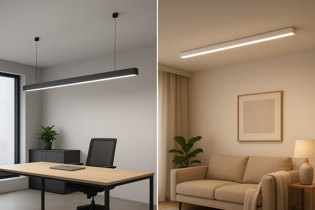 راهنمای جامع انتخاب و نصب چراغ‌های لاینر LED: از مشخصات فنی تا نکات عملی